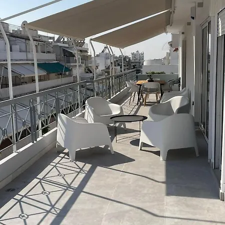 Appartamento Sunny Contemporary Art Penthouse Atene Esterno foto